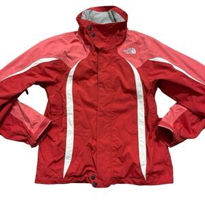 The North Face Women's Sz XS Jacket Windbreaker Waterproof Lined Pink Hyvent